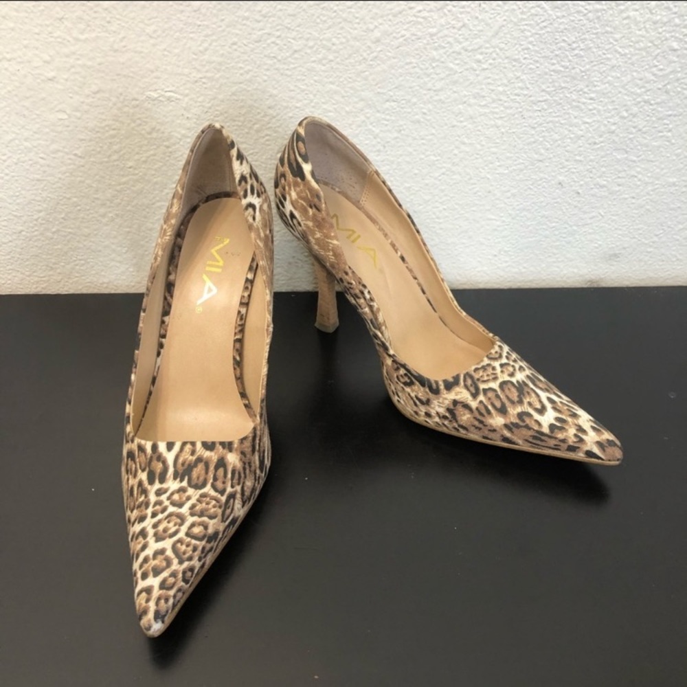 MIA Leopard Heels